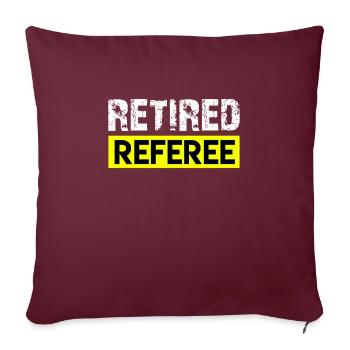 Arbitres retraités Arbitres retraités Arbitres - Housse de coussin décorative 45 x 45 cm - bordeaux - Devant