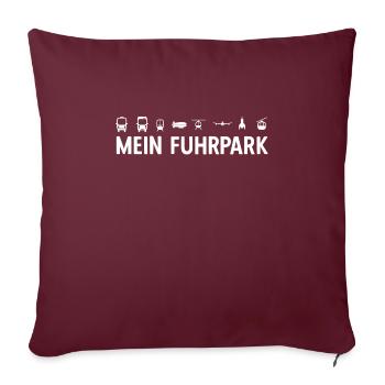 Flotte Fuhrpark Busfahrer Autofahrer LKW Fahrer - Sofakissenbezug 45 x 45 cm - Burgunderrot - Vorne