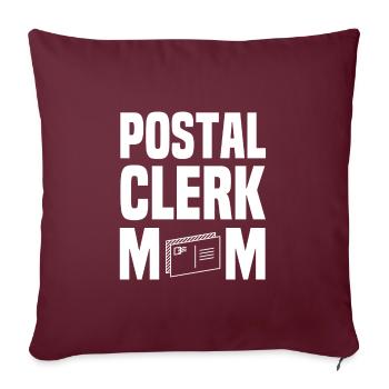 Toller Postangestellter Mama Muttertag - Sofakissenbezug 45 x 45 cm - Burgunderrot - Vorne