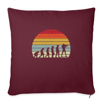 Biathlon Evolution - Sofakissenbezug 45 x 45 cm - Burgunderrot - Vorne