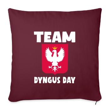 Chemise de jour Team Dyngus - Housse de coussin décorative 45 x 45 cm - bordeaux - Devant