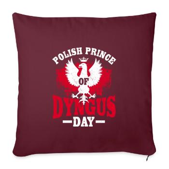 Dyngus Day Polnischer Ostermontag Wasserschlacht - Sofakissenbezug 45 x 45 cm - Burgunderrot - Vorne