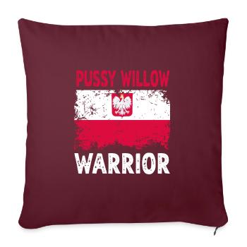 Dyngus Day Polnischer Ostermontag Wasserschlacht - Sofakissenbezug 45 x 45 cm - Burgunderrot - Vorne