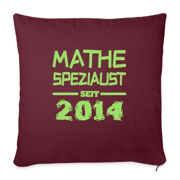 2014 2014 - Housse de coussin décorative 45 x 45 cm - bordeaux - Devant