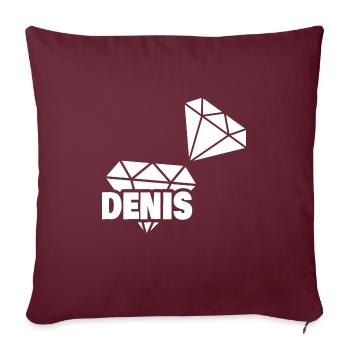 Kostbar Denis - Sofakissenbezug 45 x 45 cm - Burgunderrot - Vorne