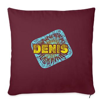Freizeit Denis - Sofakissenbezug 45 x 45 cm - Burgunderrot - Vorne
