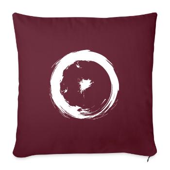 Astronomische Symbole Sonne Symbol Design weiß - Sofakissenbezug 45 x 45 cm - Burgunderrot - Vorne