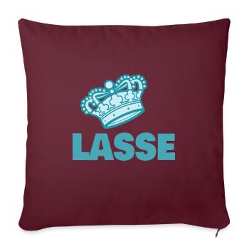 Lasse - Sofakissenbezug 45 x 45 cm - Burgunderrot - Vorne