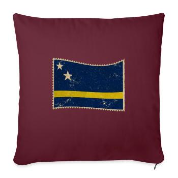 Curaçao - Sofakissenbezug 45 x 45 cm - Burgunderrot - Vorne