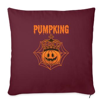 Kürbis Happy Halloween Zoombie Vampire Monster - Sofakissenbezug 45 x 45 cm - Burgunderrot - Vorne