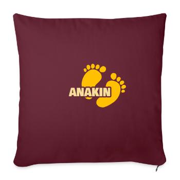 Geschenk für Anakin - Sofakissenbezug 45 x 45 cm - Burgunderrot - Vorne
