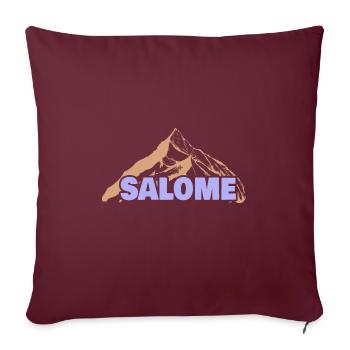 Lustig Spaß Geschenkidee Name Vorname Salome - Sofakissenbezug 45 x 45 cm - Burgunderrot - Vorne