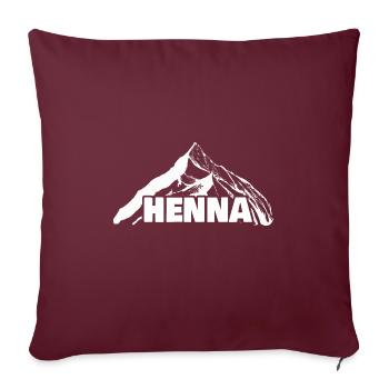Berg Henna - Sofakissenbezug 45 x 45 cm - Burgunderrot - Vorne