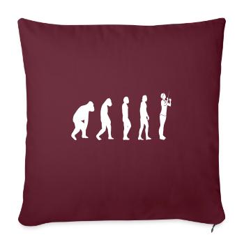 Musiker Dirigenten Music Musik Evolution Band - Sofakissenbezug 45 x 45 cm - Burgunderrot - Vorne