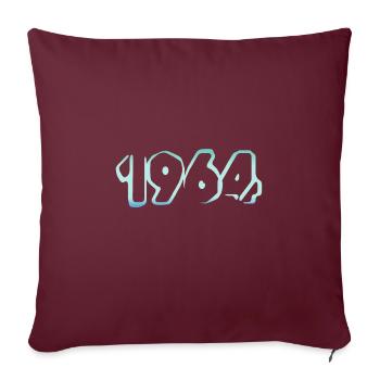 Eisberg 1964 - Sofakissenbezug 45 x 45 cm - Burgunderrot - Vorne