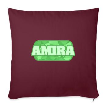 Gesundheit Amira - Sofakissenbezug 45 x 45 cm - Burgunderrot - Vorne