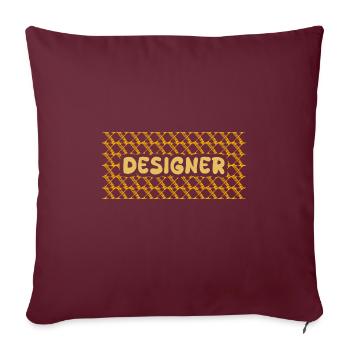 Job Designer - Sofakissenbezug 45 x 45 cm - Burgunderrot - Vorne