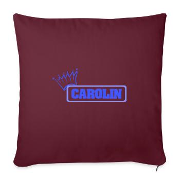Sœur Carolin - Housse de coussin décorative 45 x 45 cm - bordeaux - Devant