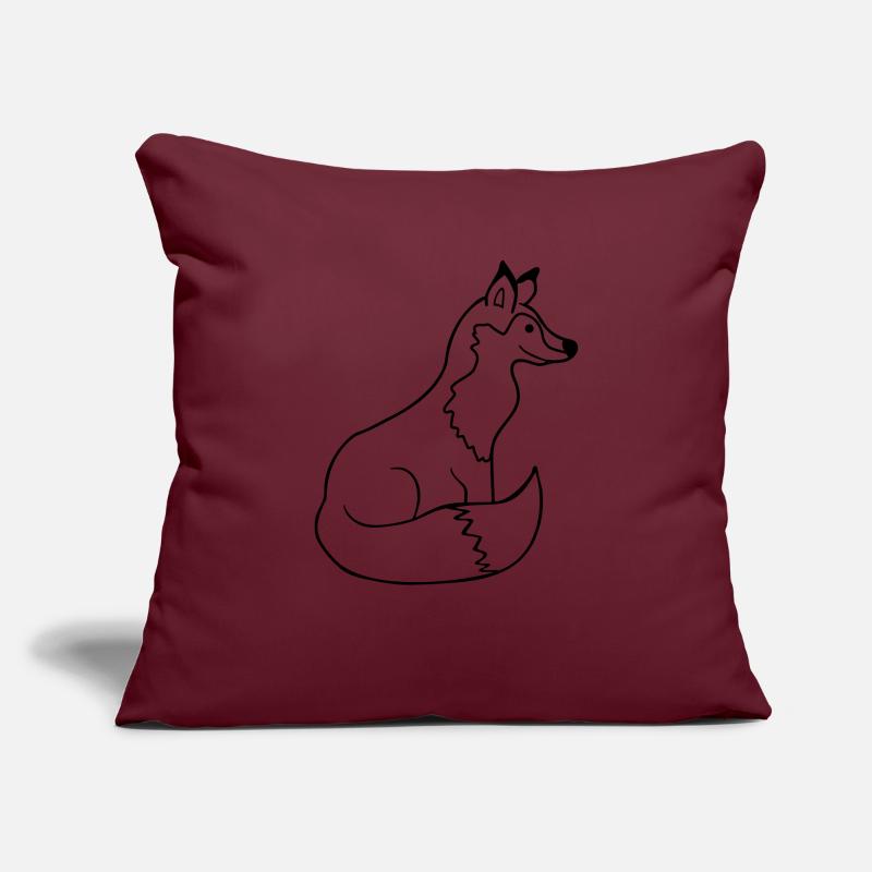 Fuchs Rotfuchs Wildes Tier Schlauer Wald Bewohner Sofakissenbezug 45 x 45 cm