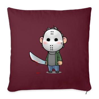 Jason - Sofakissenbezug 45 x 45 cm - Burgunderrot - Vorne