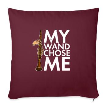 Clarinet Instrument Clarinetist Musicians - Sofakissenbezug 45 x 45 cm - Burgunderrot - Vorne