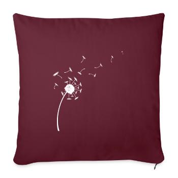 Pusteblume - Sofakissenbezug 45 x 45 cm - Burgunderrot - Vorne
