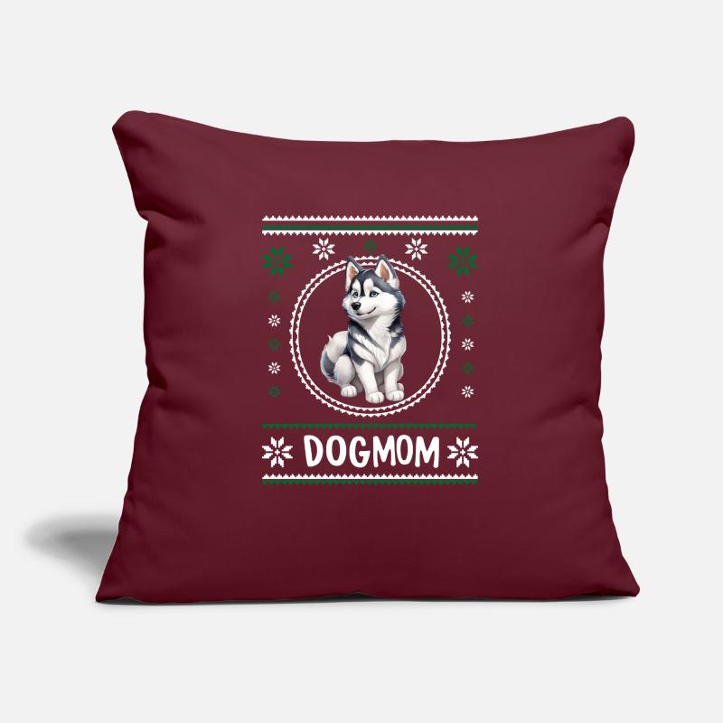 pull de noel Housse de coussin décorative 45 x 45 cm