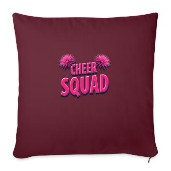 Cheerleading Cheer Squad Cheer Squad - Sofakissenbezug 45 x 45 cm - Burgunderrot - Vorne