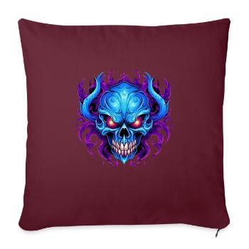 Monster Monster Demon Devil Vampire Guhl Zombie - Housse de coussin décorative 45 x 45 cm - bordeaux - Devant
