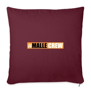 Équipage Malle - Housse de coussin décorative 45 x 45 cm - bordeaux - Devant