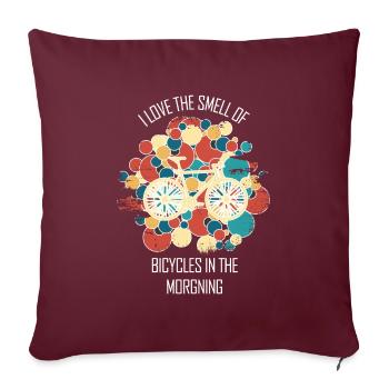 Réparation de vélos Mécanicien de vélos Mécanicien de vélos - Housse de coussin décorative 45 x 45 cm - bordeaux - Devant