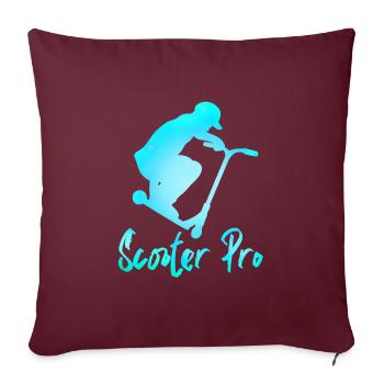 SCOOTER PRO SCOOTER - Housse de coussin décorative 45 x 45 cm - bordeaux - Devant