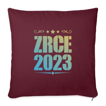 Zrce 2023 - Sofakissenbezug 45 x 45 cm - Burgunderrot - Vorne
