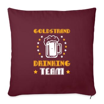 L’équipe de consommation de Golden Sands - Housse de coussin décorative 45 x 45 cm - bordeaux - Devant