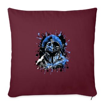 Sparta Helm Mythologie - Sofakissenbezug 45 x 45 cm - Burgunderrot - Vorne