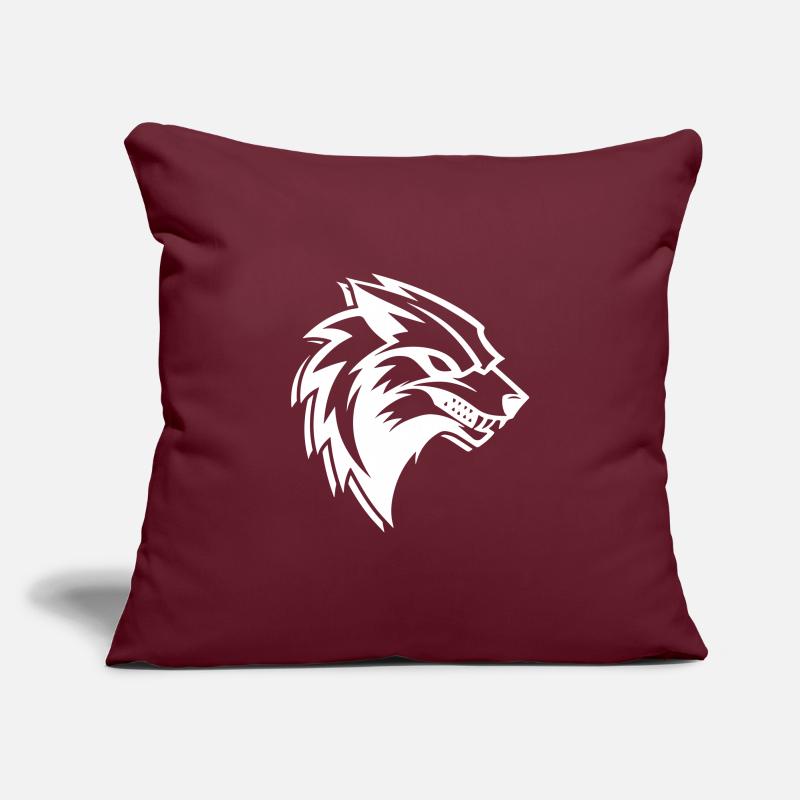 Wolf Logo Sofa pillowcase 17,3'' x 17,3'' (45 x 45 cm)