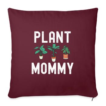 Planter - Housse de coussin décorative 45 x 45 cm - bordeaux - Devant