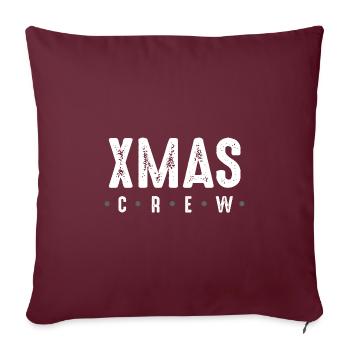 Xmas Crew - Sofakissenbezug 45 x 45 cm - Burgunderrot - Vorne