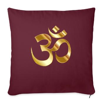 OM 3322437 1280 - Sofakissenbezug 45 x 45 cm - Burgunderrot - Vorne