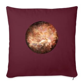 Vénus - Housse de coussin décorative 45 x 45 cm - bordeaux - Devant