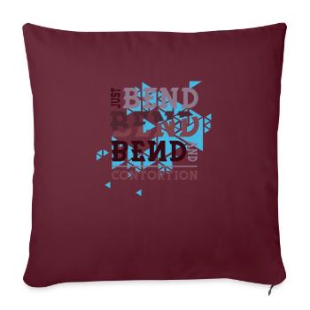 Gymnastique Gymnaste Turner Gymnaste Contorsion Stretching - Housse de coussin décorative 45 x 45 cm - bordeaux - Devant
