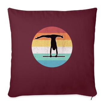 Turner - Housse de coussin décorative 45 x 45 cm - bordeaux - Devant