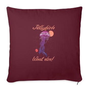 Jelly Whisperer - Housse de coussin décorative 45 x 45 cm - bordeaux - Devant