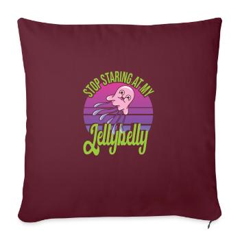 Jelly Whisperer - Housse de coussin décorative 45 x 45 cm - bordeaux - Devant