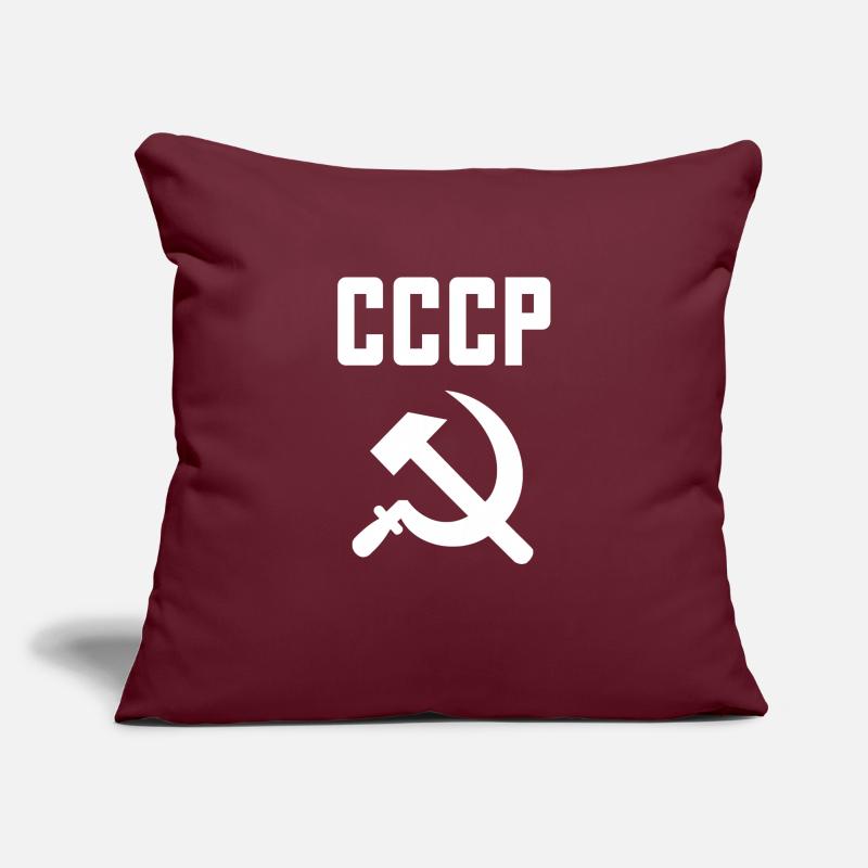 Soviet - Hammer and Sickle Soviet Union - Communist Sofa pillowcase 17,3'' x 17,3'' (45 x 45 cm)