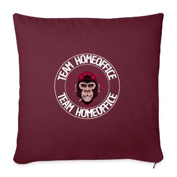 Office Home Office Team Home Office Cadeau - Housse de coussin décorative 45 x 45 cm - bordeaux - Devant
