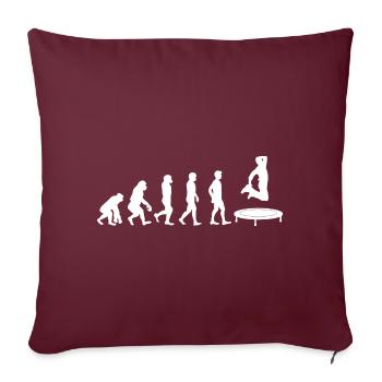 Trampoline Evolution - Housse de coussin décorative 45 x 45 cm - bordeaux - Devant