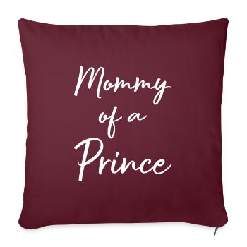 Maman d'un cadeau de fête des mères pour la fête des mères - Housse de coussin décorative 45 x 45 cm - bordeaux - Devant