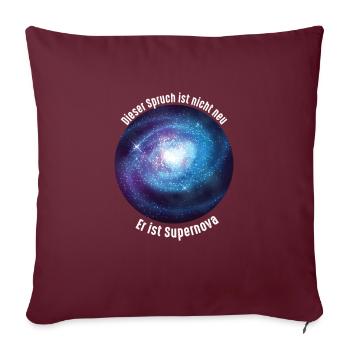 Supernova Dire drôle cadeau de l'univers de la physique - Housse de coussin décorative 45 x 45 cm - bordeaux - Devant