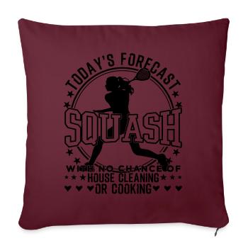 Today's Forecast Squash - Sofakissenbezug 45 x 45 cm - Burgunderrot - Vorne